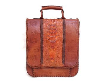 الگوی کیف کالج طرح دار M-162 - Image 2