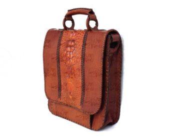 الگوی کیف کالج طرح دار M-162
