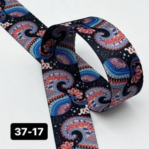 بند برزنت طرحدار عرض 3/7 سانت طول 150 سانت کد17-37