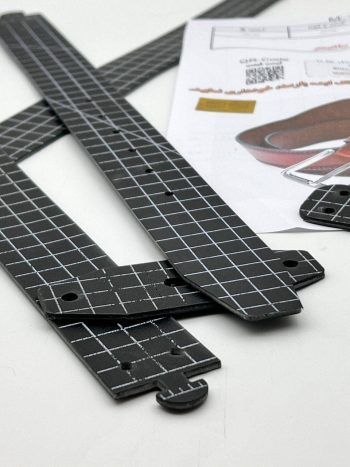 الگوی کمربند مردانه سایز 4 سانتیمتر M-1001 - Image 3
