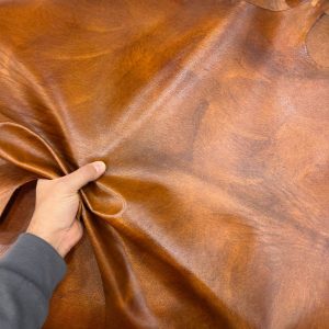 چرم طبیعی بزی دسترنگ عسلی روشن BDS-321