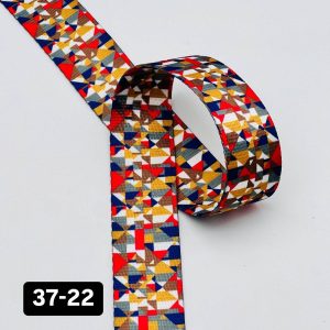 بند برزنت طرحدار عرض 3/7 سانت طول 150 سانت کد 22-37